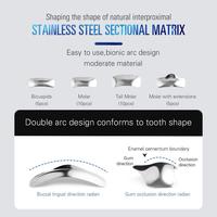 Dental section Matrix System Matrix Band matryce metalowe żywica zacisk/pierścień oddzielający autoklawowalne narzędzia dentystyczne 2